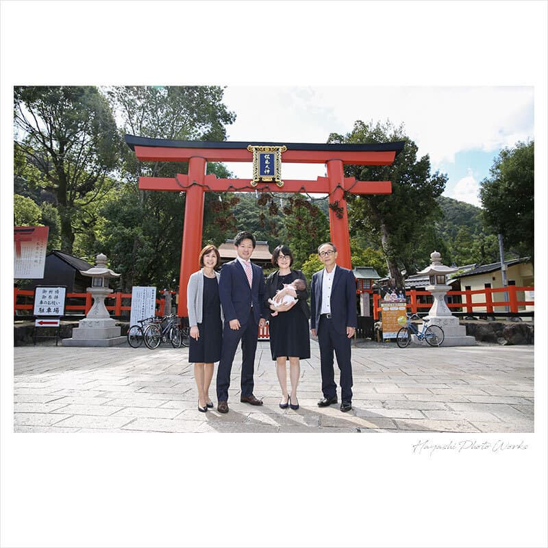 松尾大社でお宮参り出張撮影