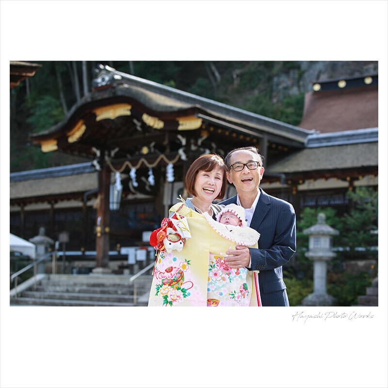 松尾大社でお宮参り出張撮影