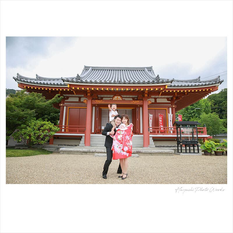 宝珠院でお宮参り出張撮影