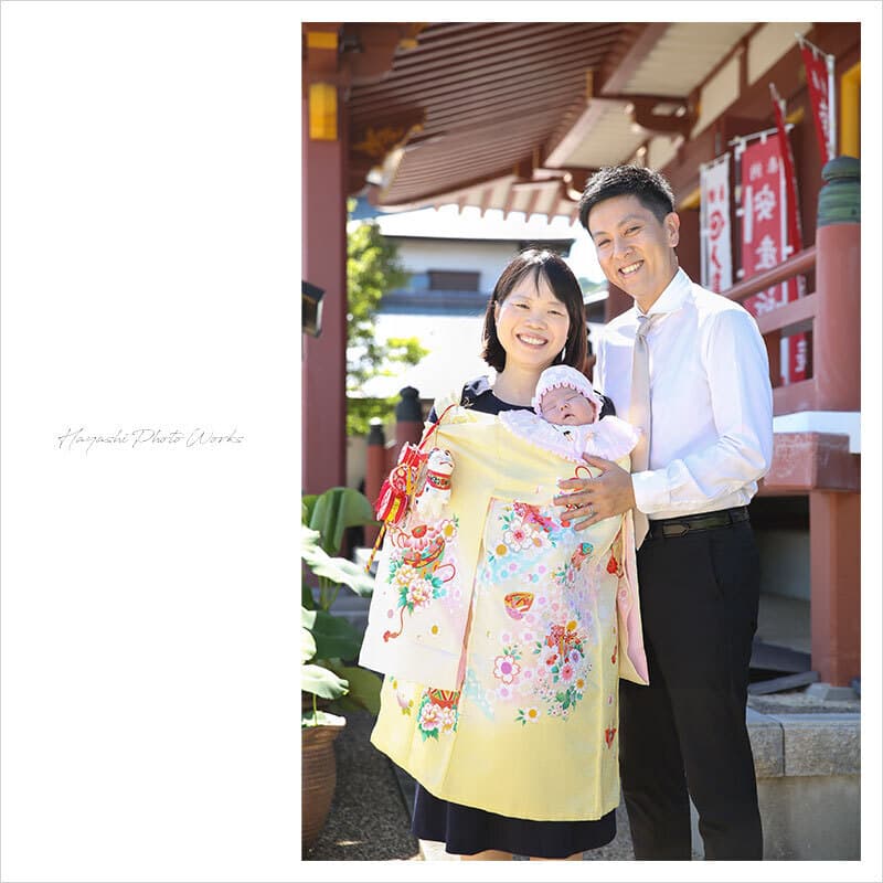 宝珠院でお宮参り出張撮影