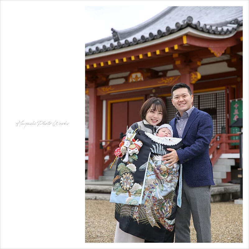 宝珠院でお宮参り出張撮影
