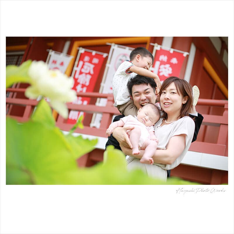 宝珠院でお宮参り出張撮影