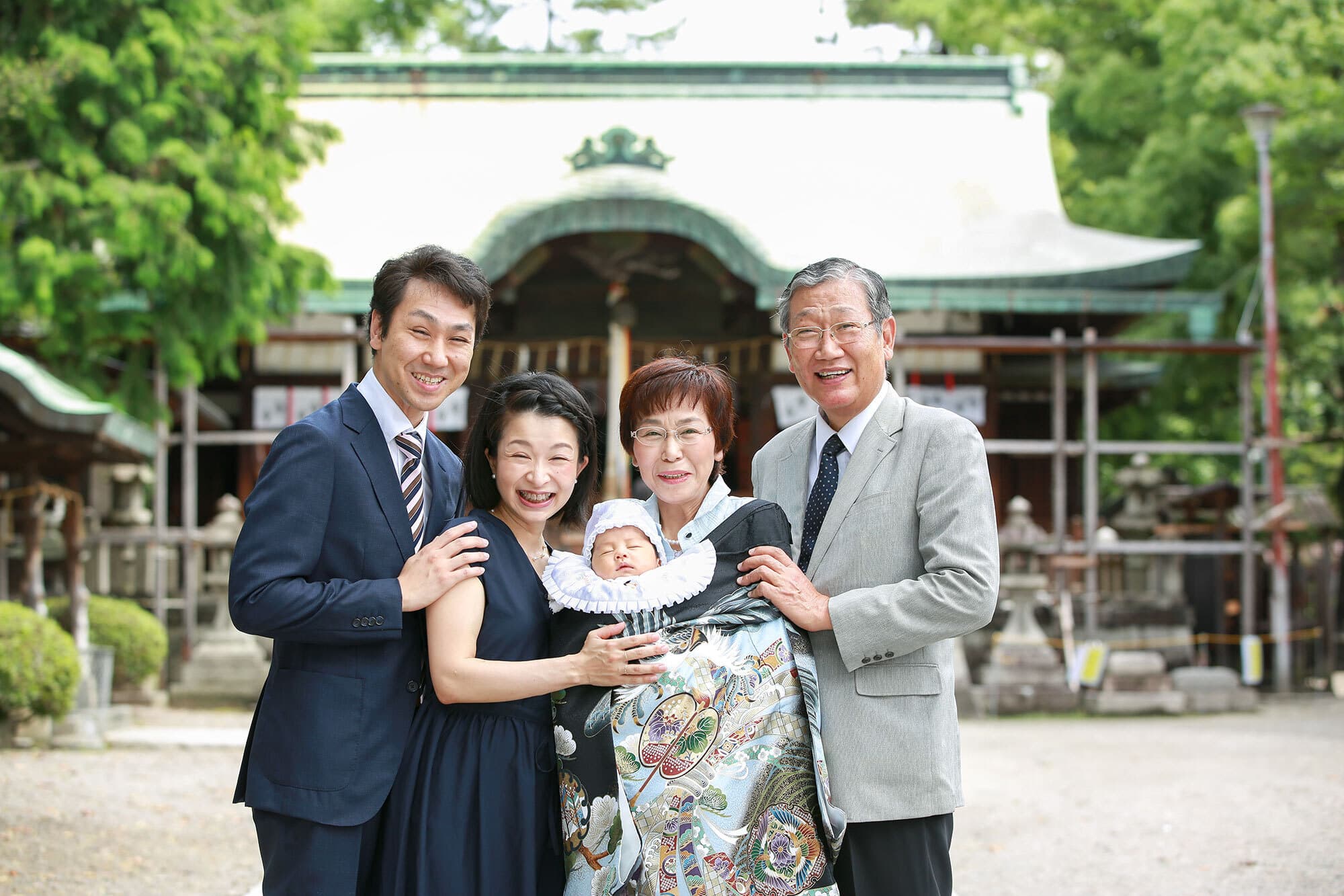 茨木神社のお宮参りの出張撮影