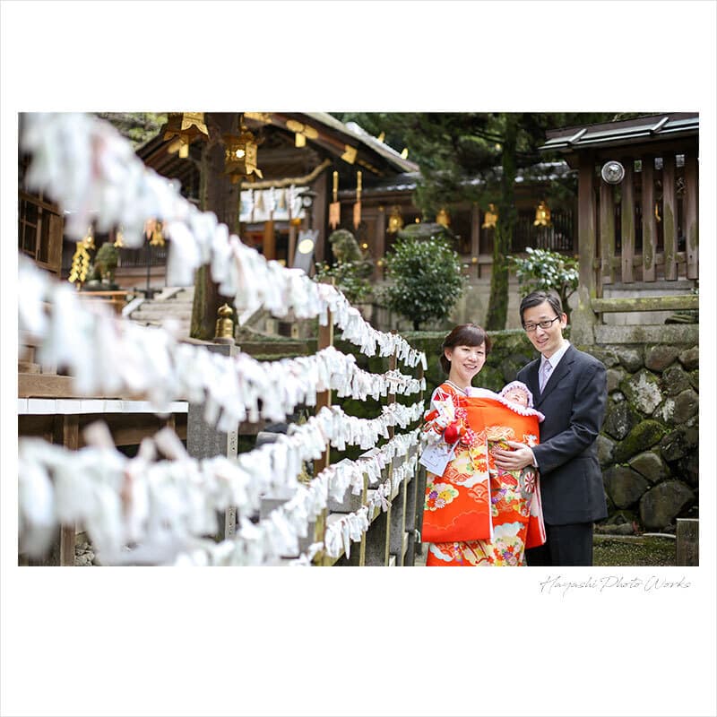 枚岡神社でお宮参り出張撮影