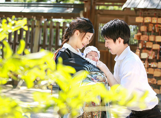 四條畷神社お宮参りの出張撮影