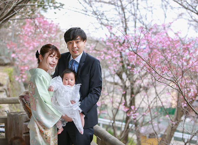 四條畷神社お宮参りの出張撮影