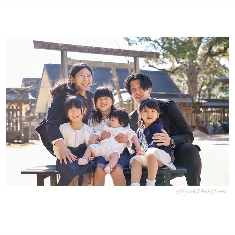 四條畷神社お宮参りの出張撮影