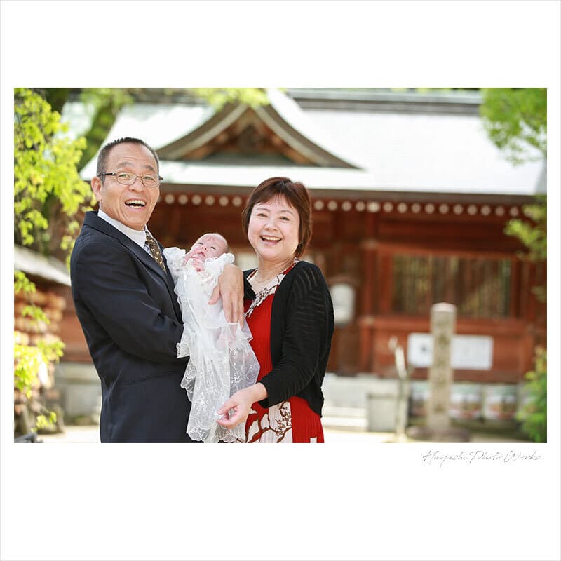 四條畷神社お宮参りの出張撮影