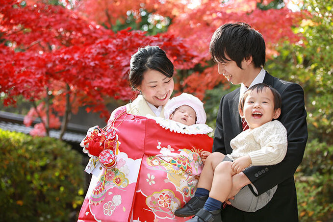 伊射奈岐神社お宮参りの出張撮影