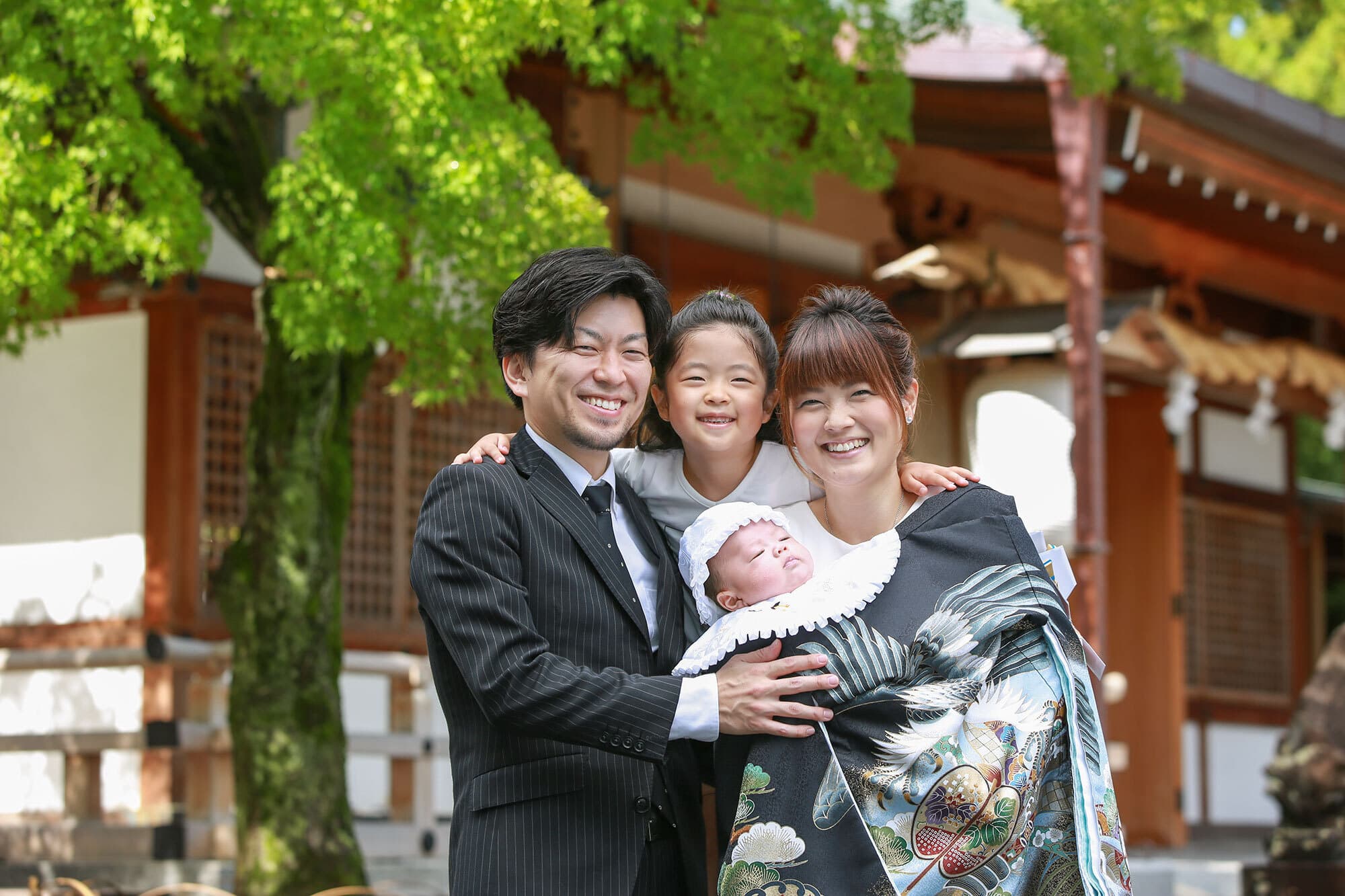 伊射奈岐神社でお宮参り出張撮影