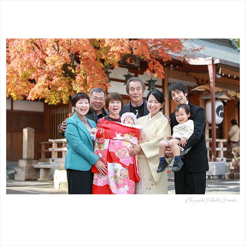 伊射奈岐神社お宮参りの出張撮影