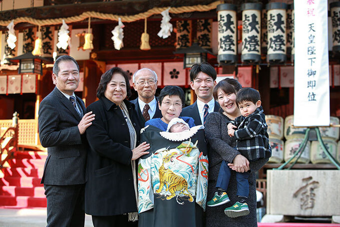 大阪天満宮でお宮参り出張撮影