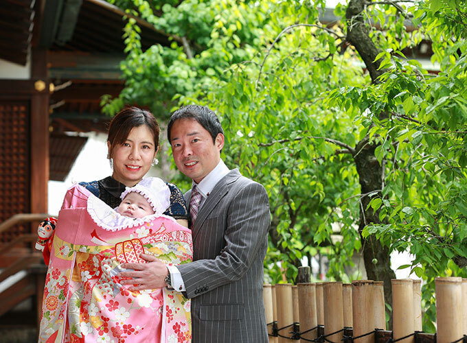 大阪天満宮でお宮参り出張撮影