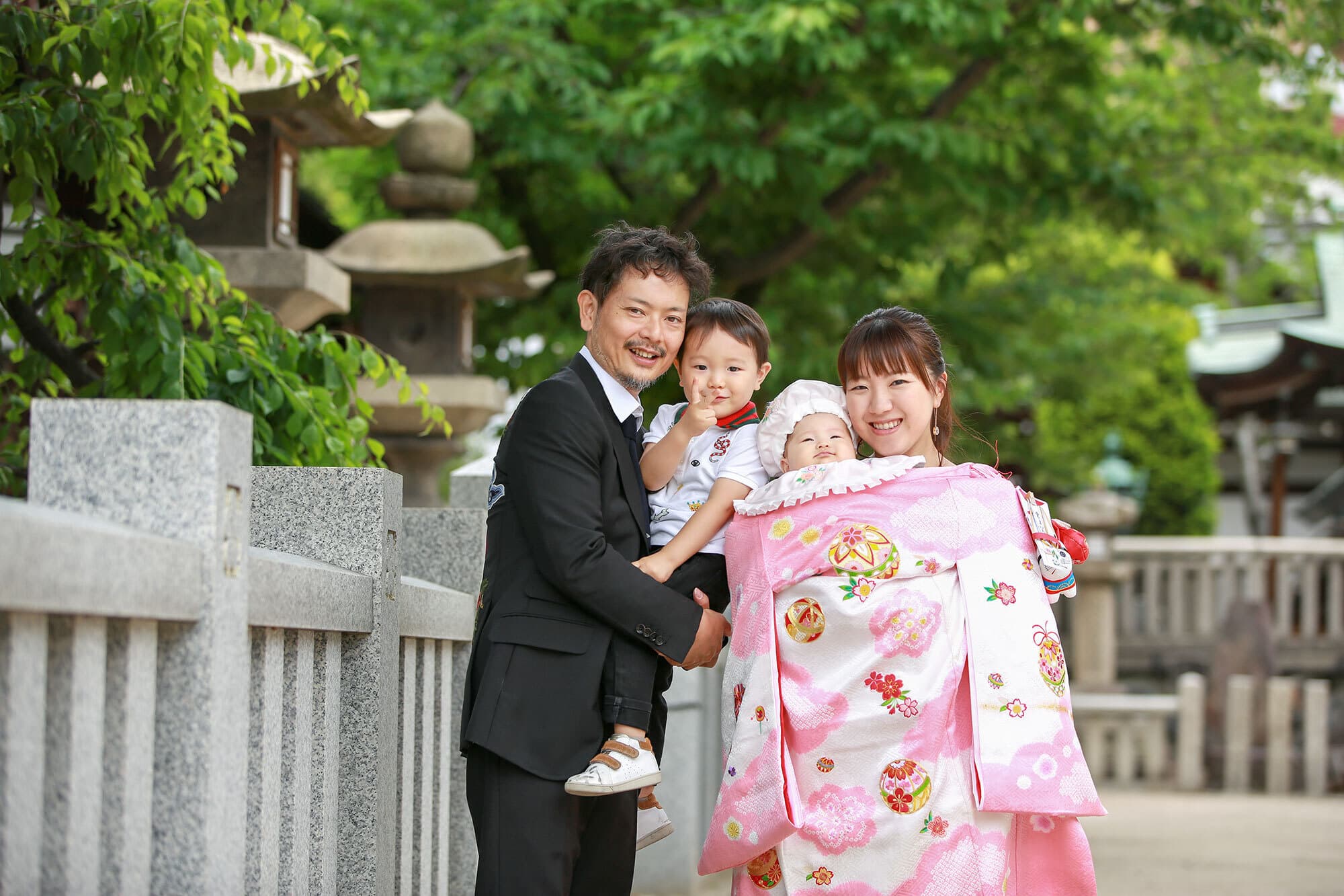 大阪天満宮でお宮参り出張撮影