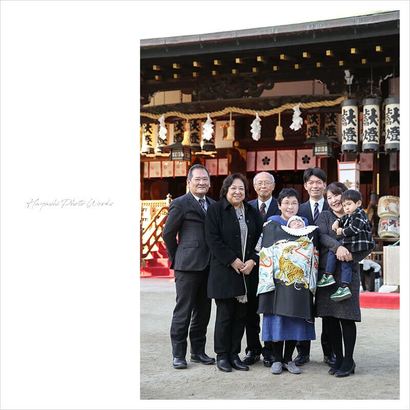 大阪天満宮でお宮参り出張撮影