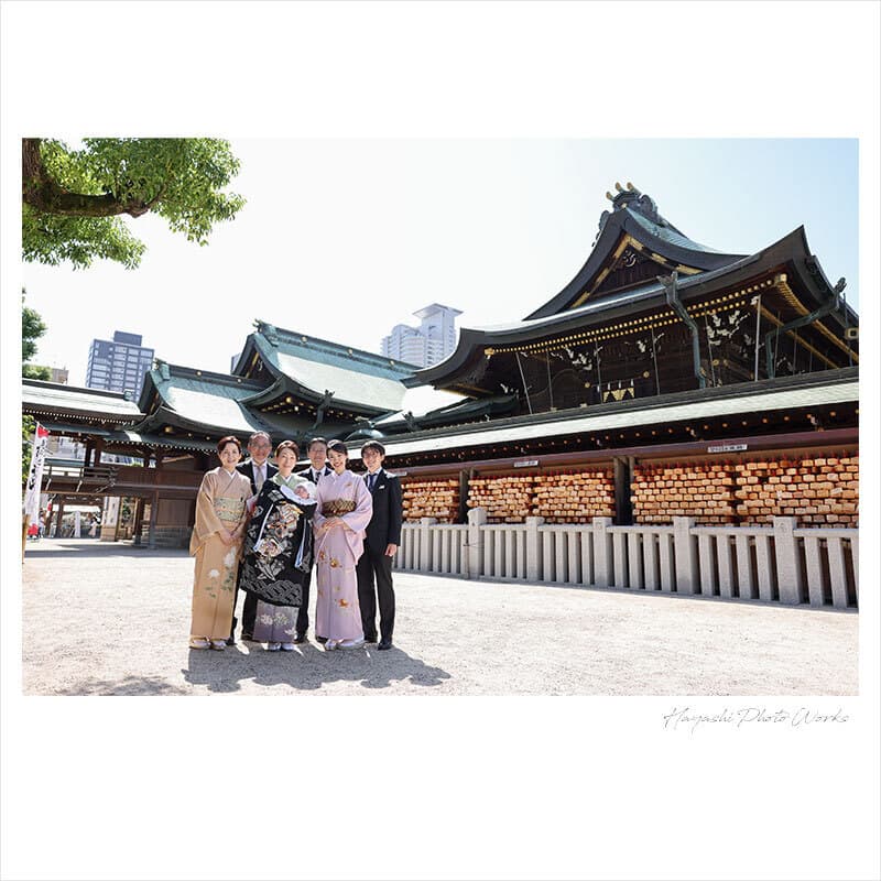 大阪天満宮でお宮参り出張撮影