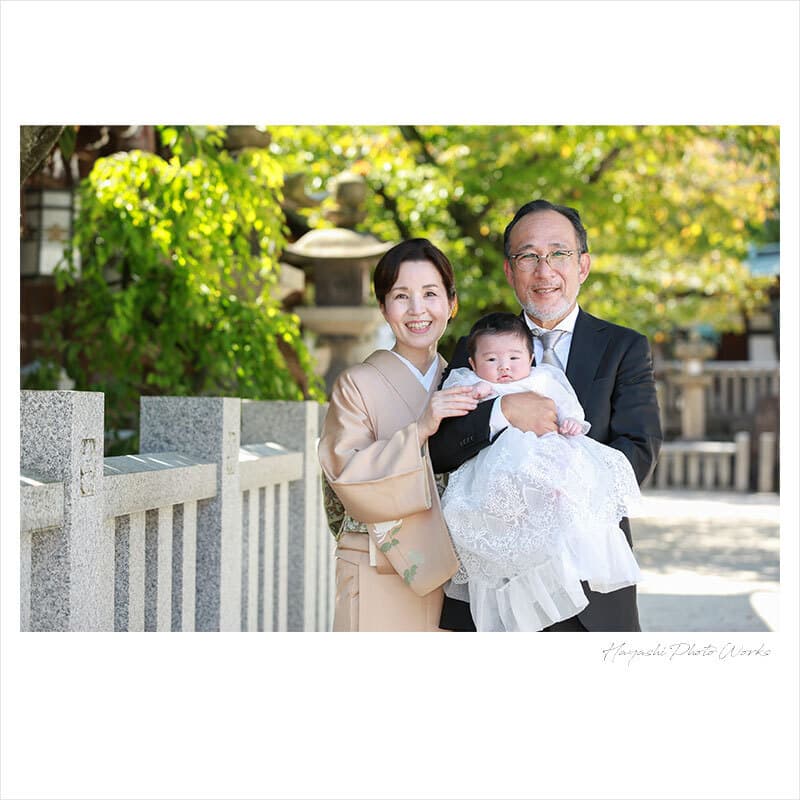 大阪天満宮でお宮参り出張撮影