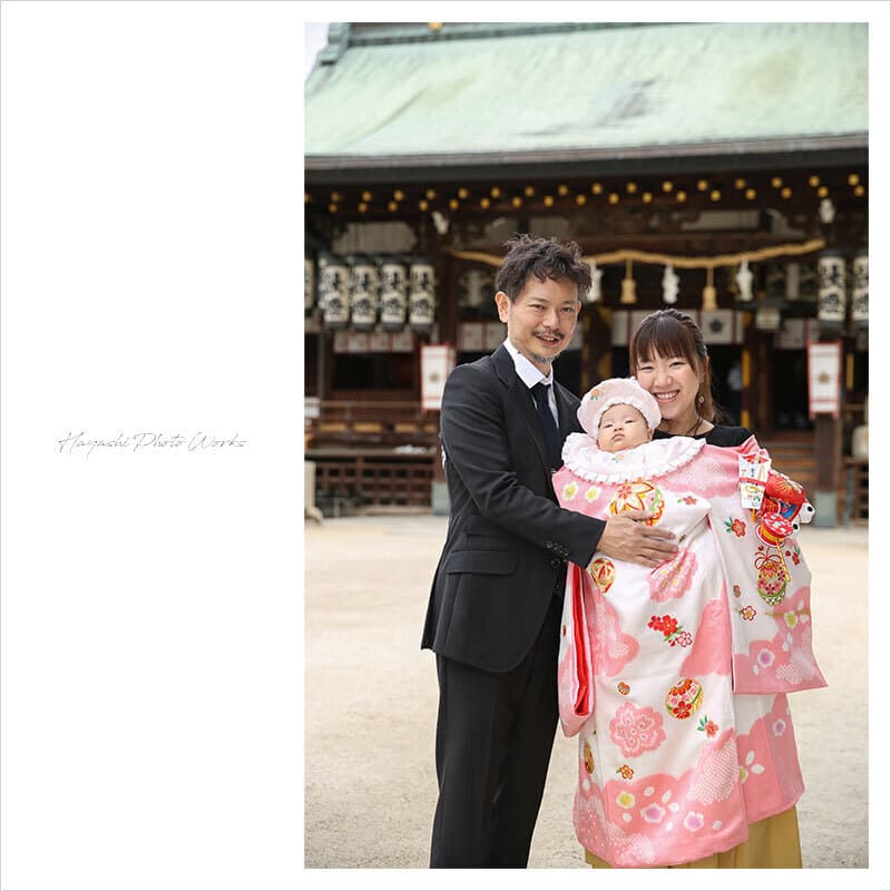 大阪天満宮でお宮参り出張撮影