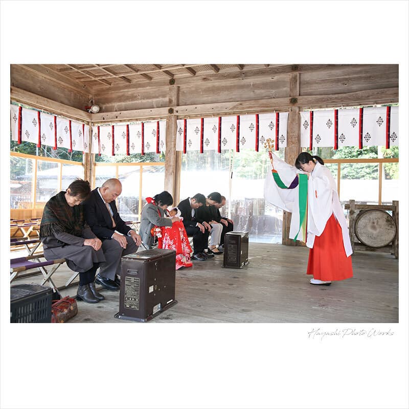 日吉大社お宮参り出張撮影