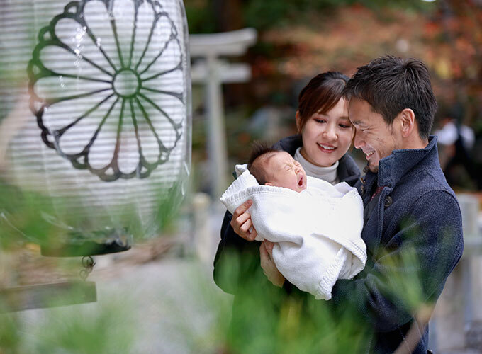 建部大社でお宮参り出張撮影