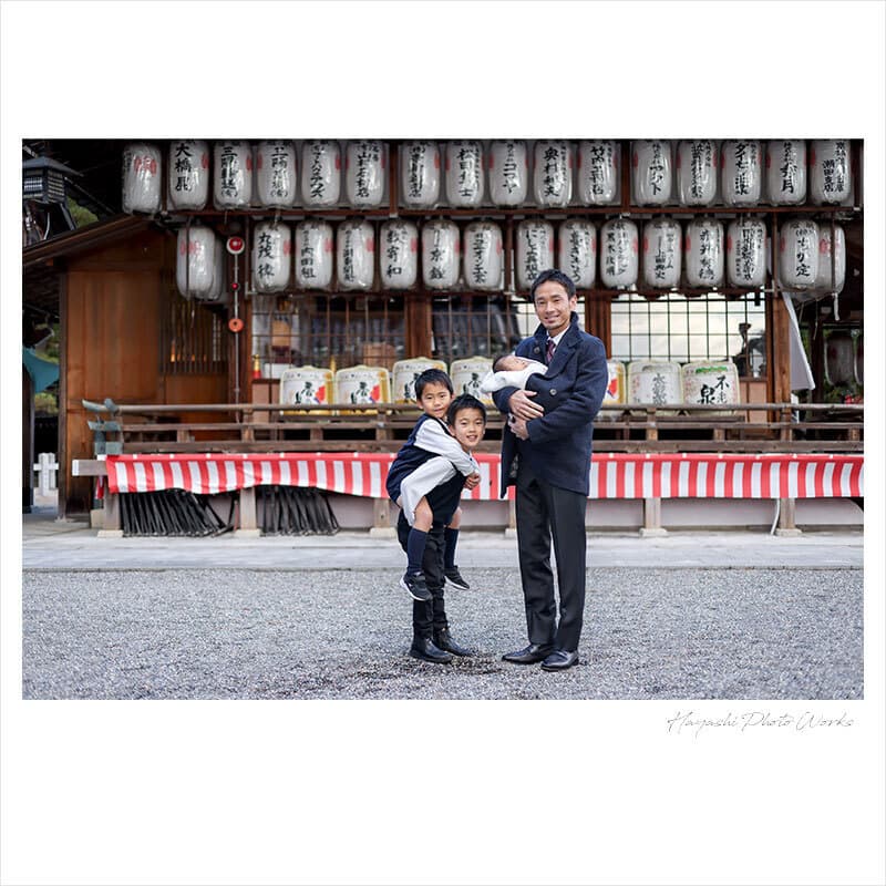 建部大社でお宮参り出張撮影