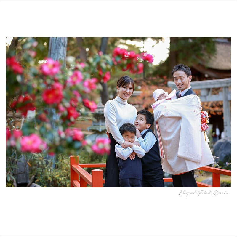 建部大社でお宮参り出張撮影