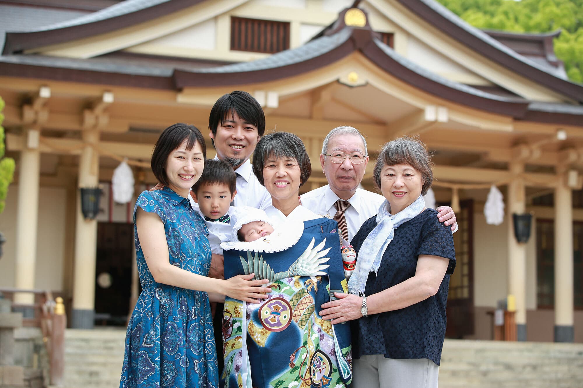建部大社でお宮参り出張撮影