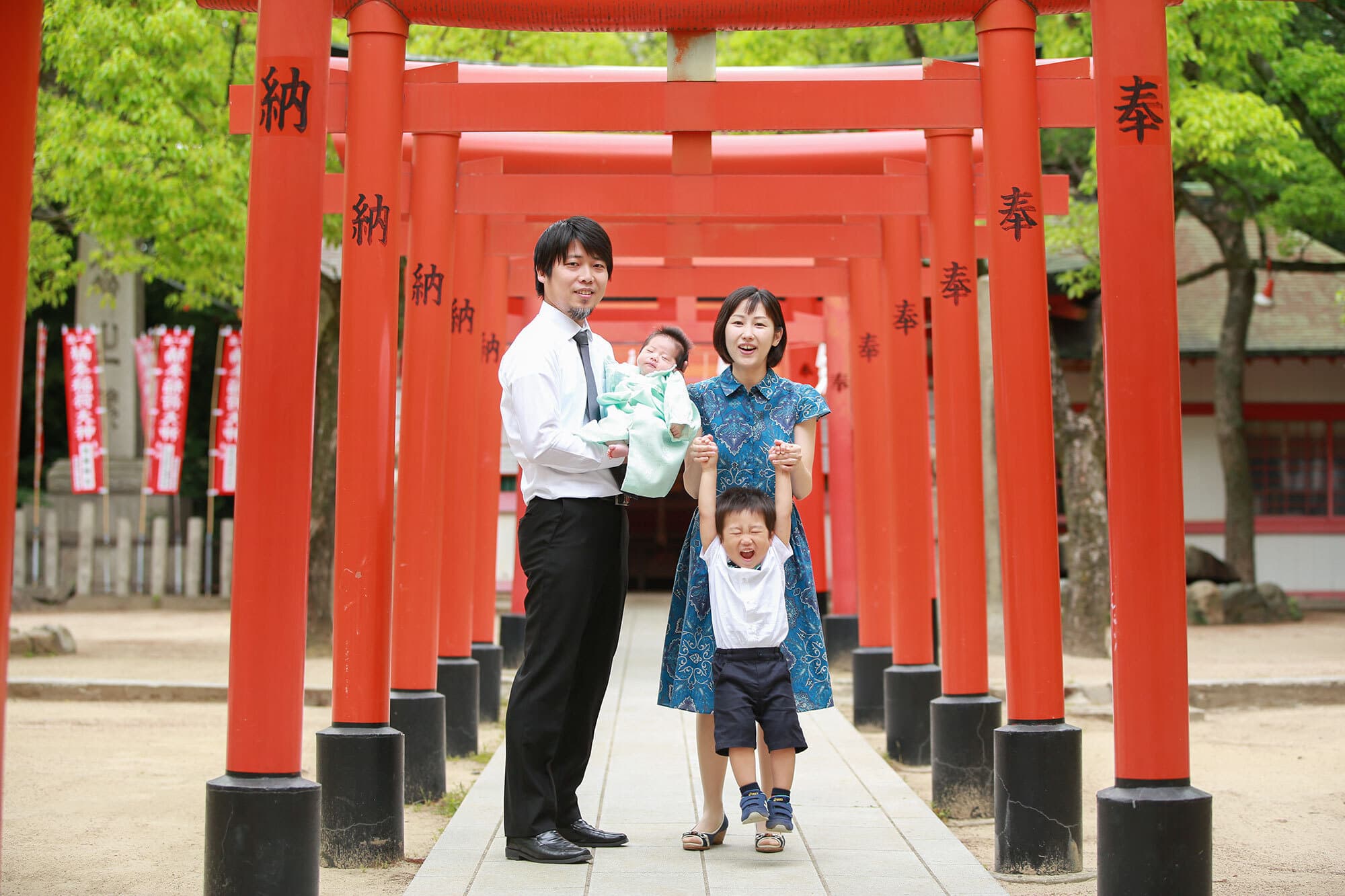 建部大社でお宮参り出張撮影