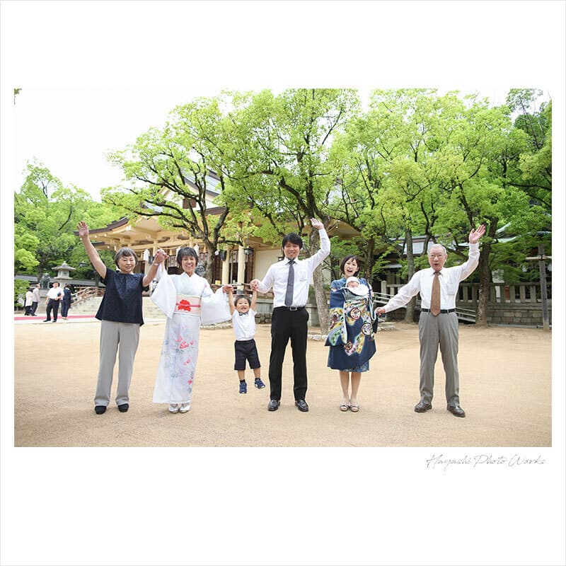 湊川神社お宮参り出張撮影