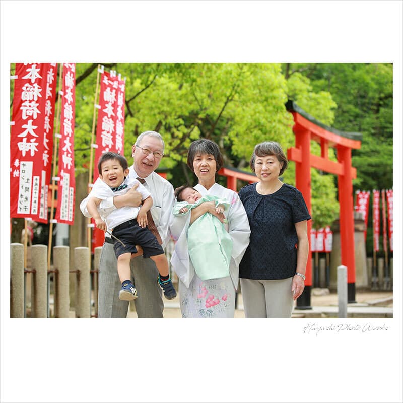 湊川神社お宮参り出張撮影