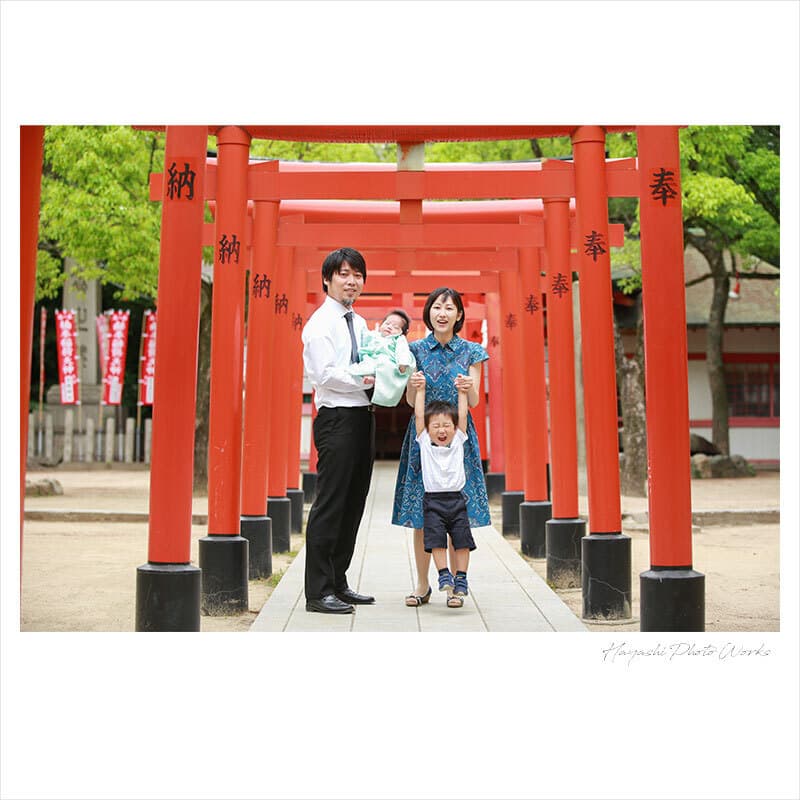 湊川神社お宮参り出張撮影