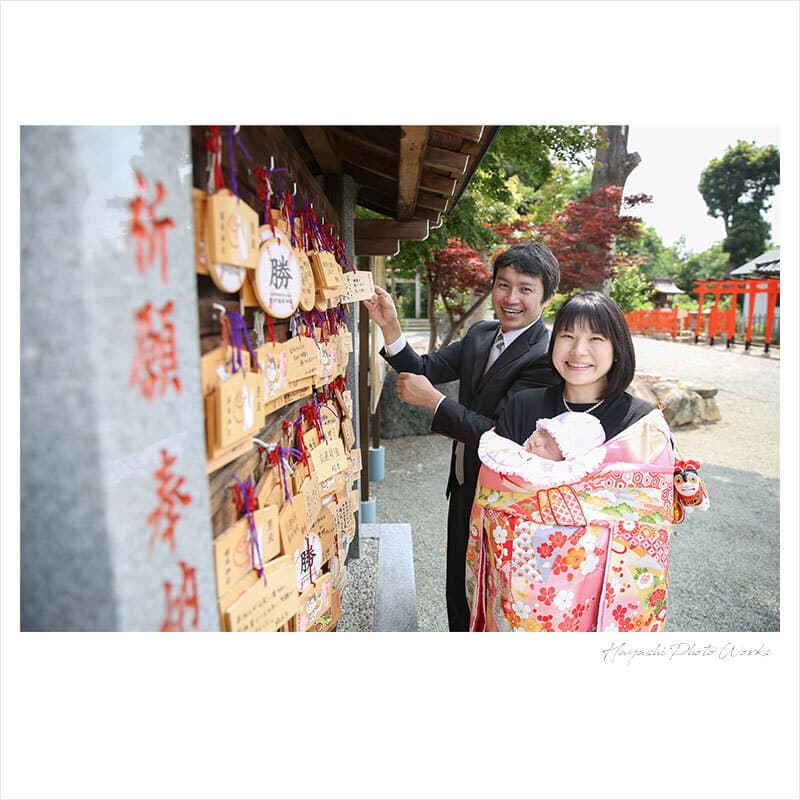 豊中稲荷神社お宮参り出張撮影