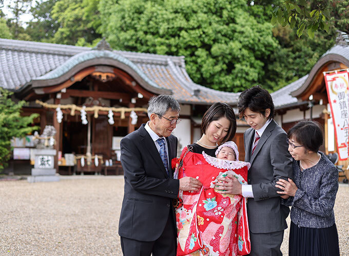 鹿島神社お宮参り出張撮影