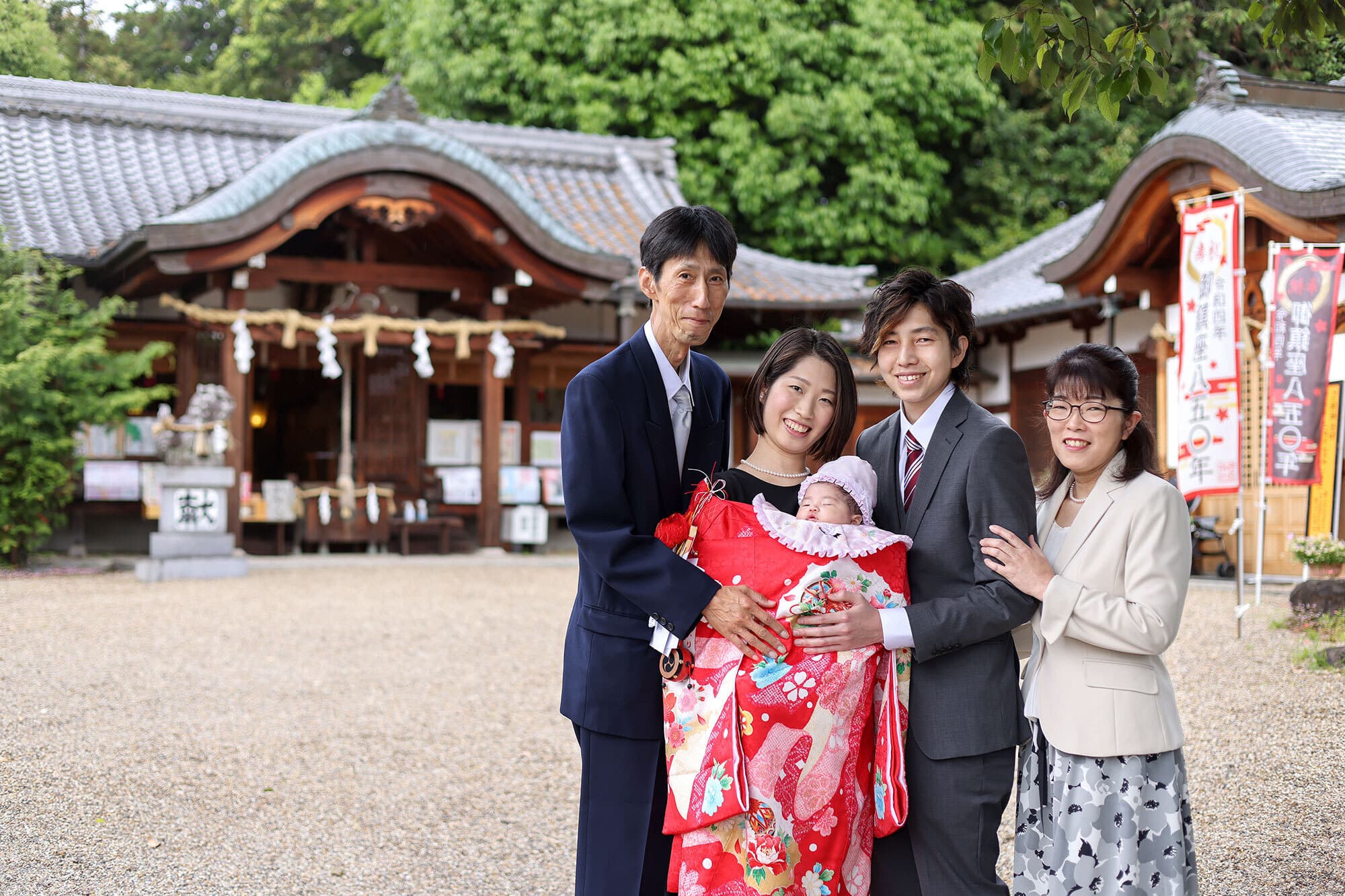鹿島神社お宮参り出張撮影