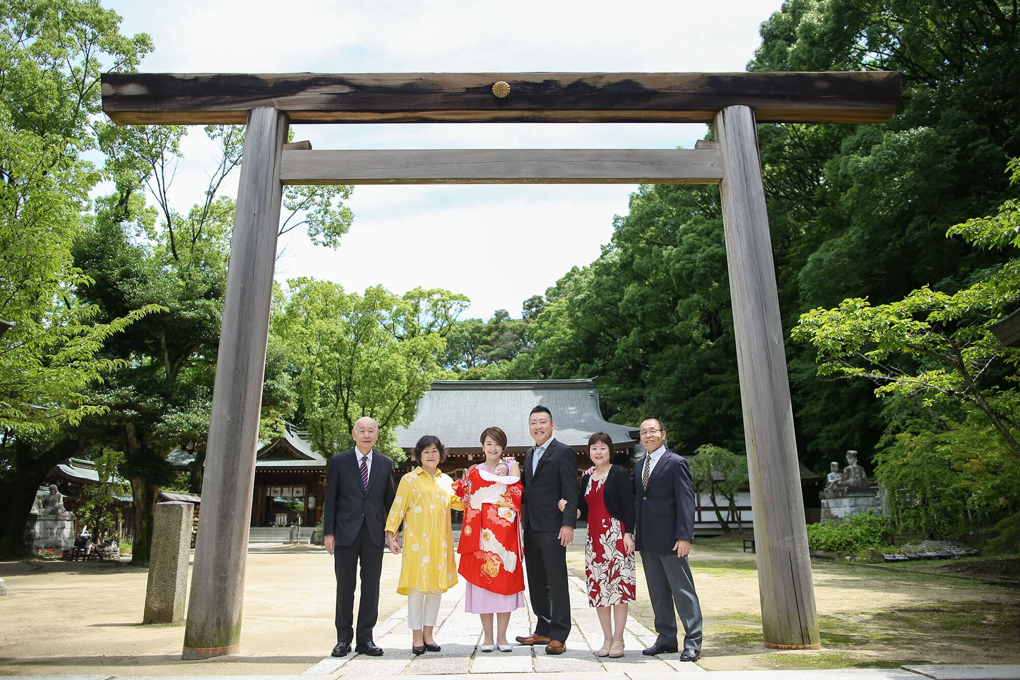 四條畷神社お宮参り出張撮影