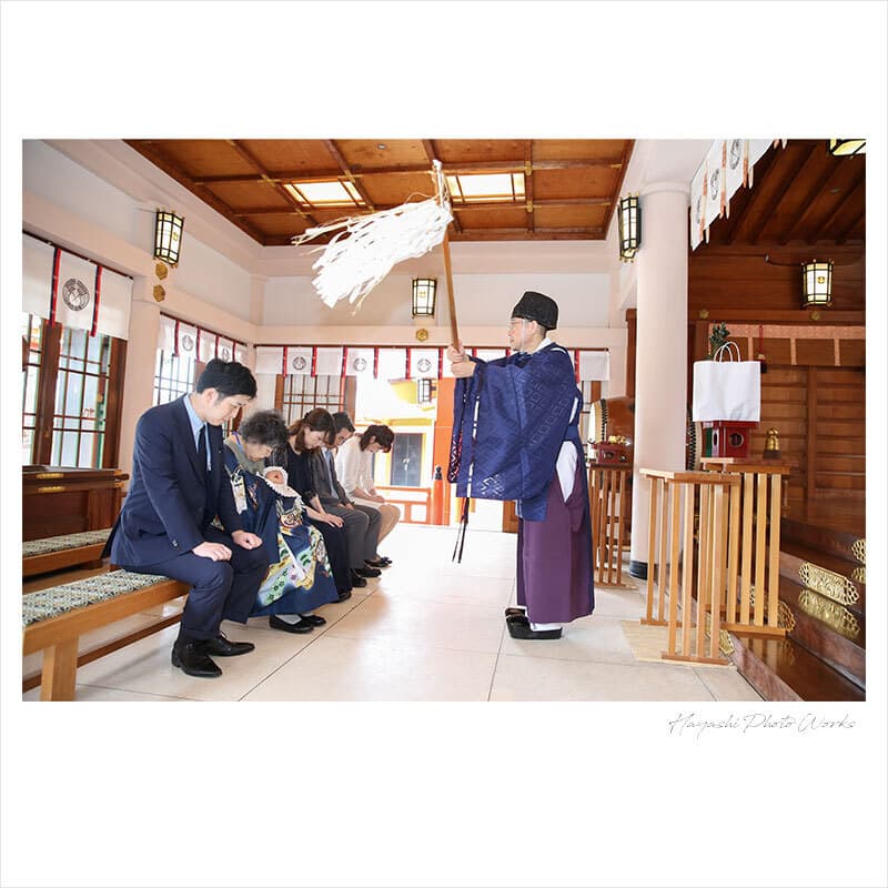 豊中稲荷神社お宮参り出張撮影