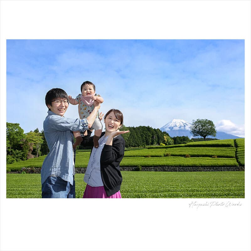 静岡で家族写真をロケーション撮影