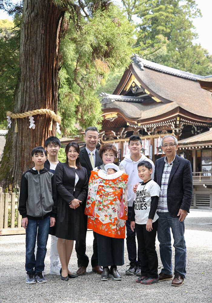 大神神社でお宮参り出張撮影