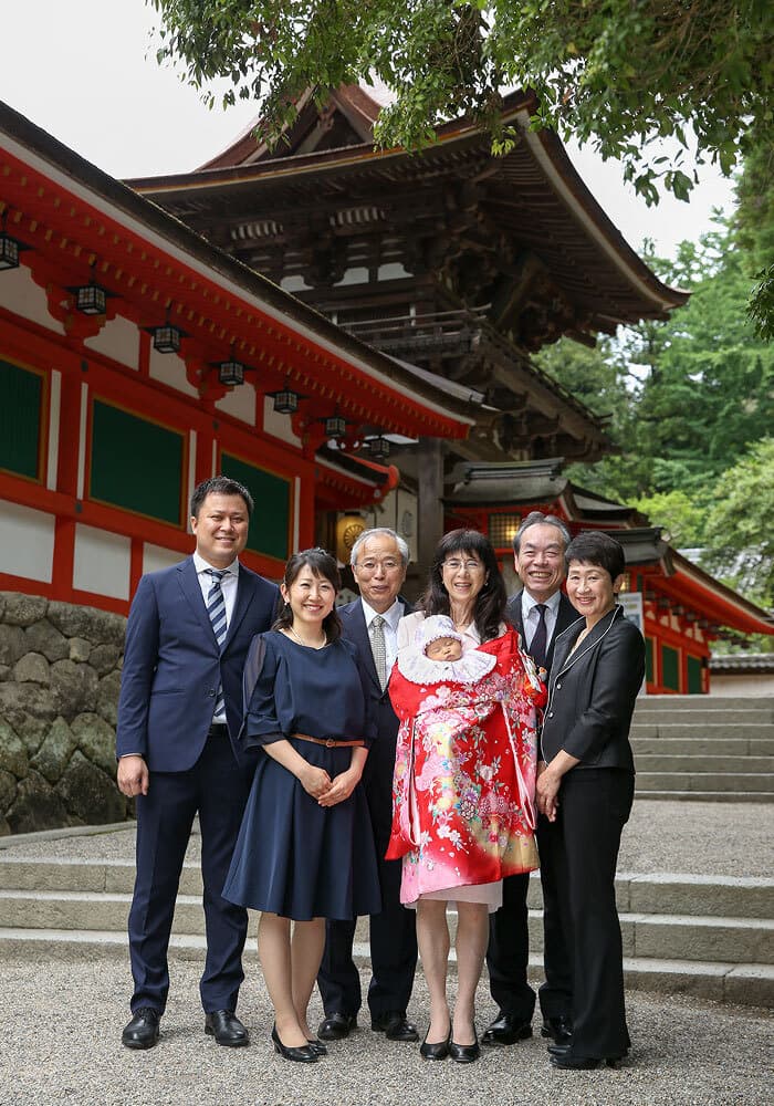 石上神宮でお宮参り出張撮影