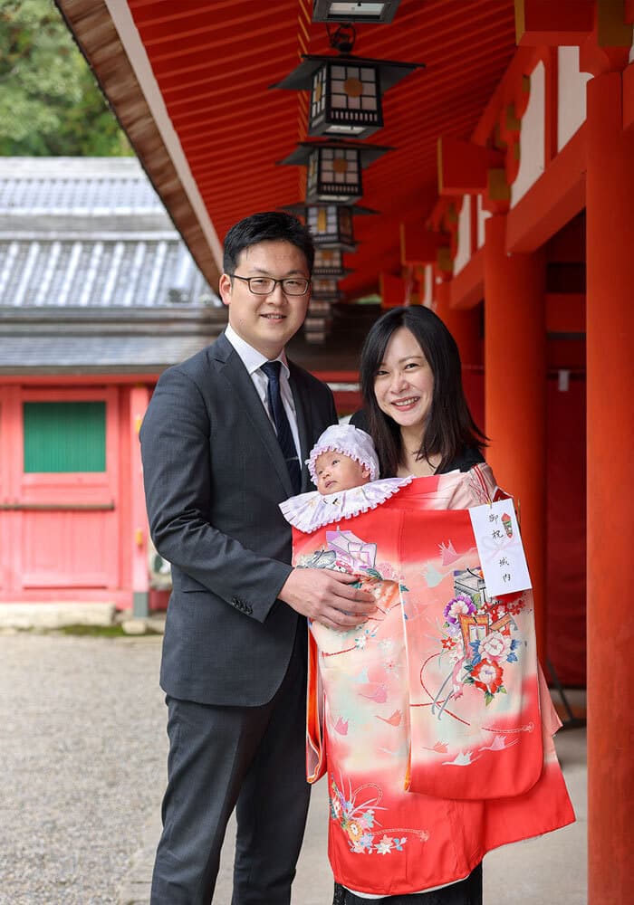 石上神宮でお宮参り出張撮影