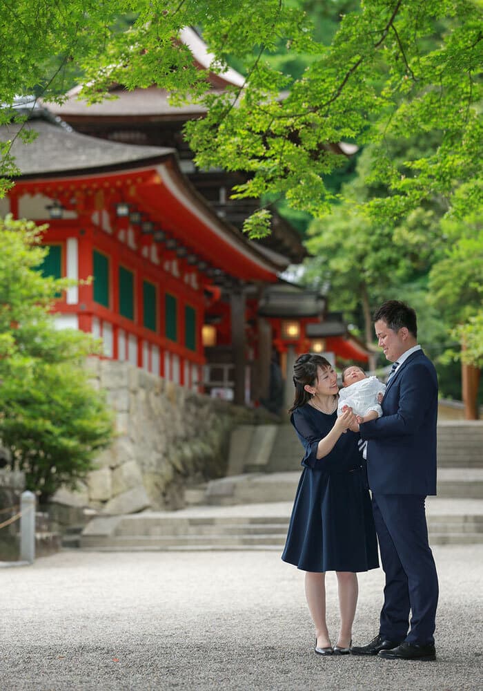 石上神宮でお宮参り出張撮影