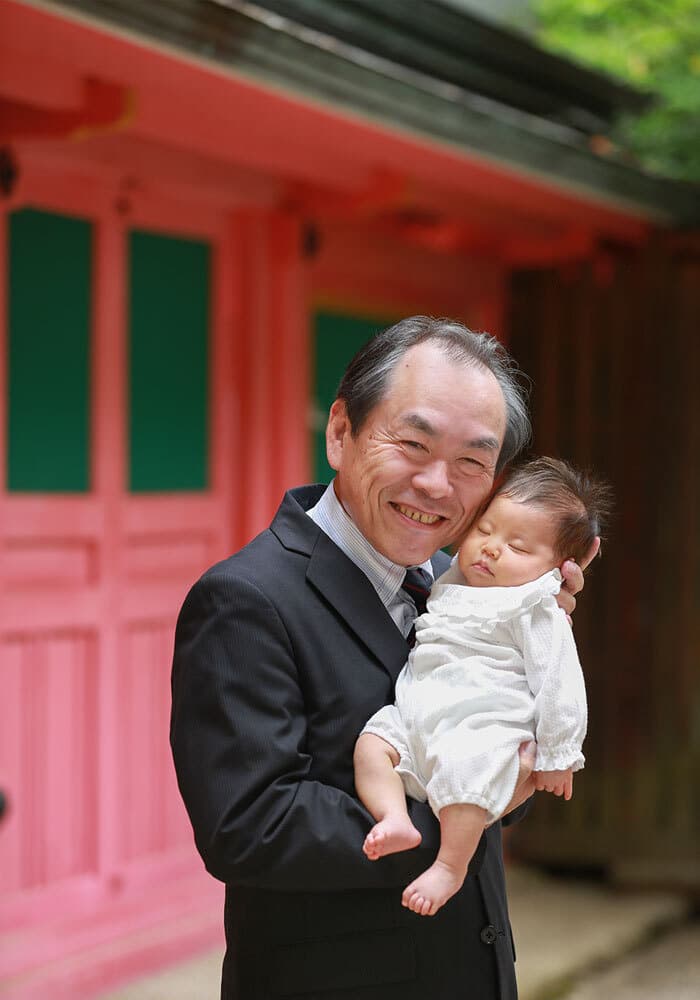 石上神宮でお宮参り出張撮影