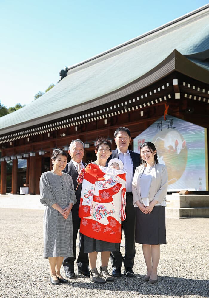 橿原神宮でお宮参り出張撮影