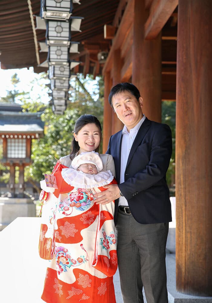 橿原神宮でお宮参り出張撮影