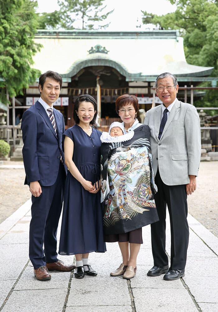 茨木神社でお宮参り出張撮影