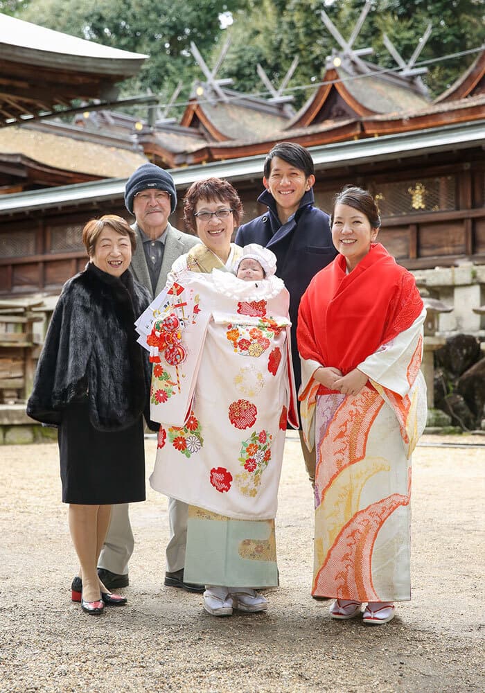 往馬大社でお宮参り出張撮影