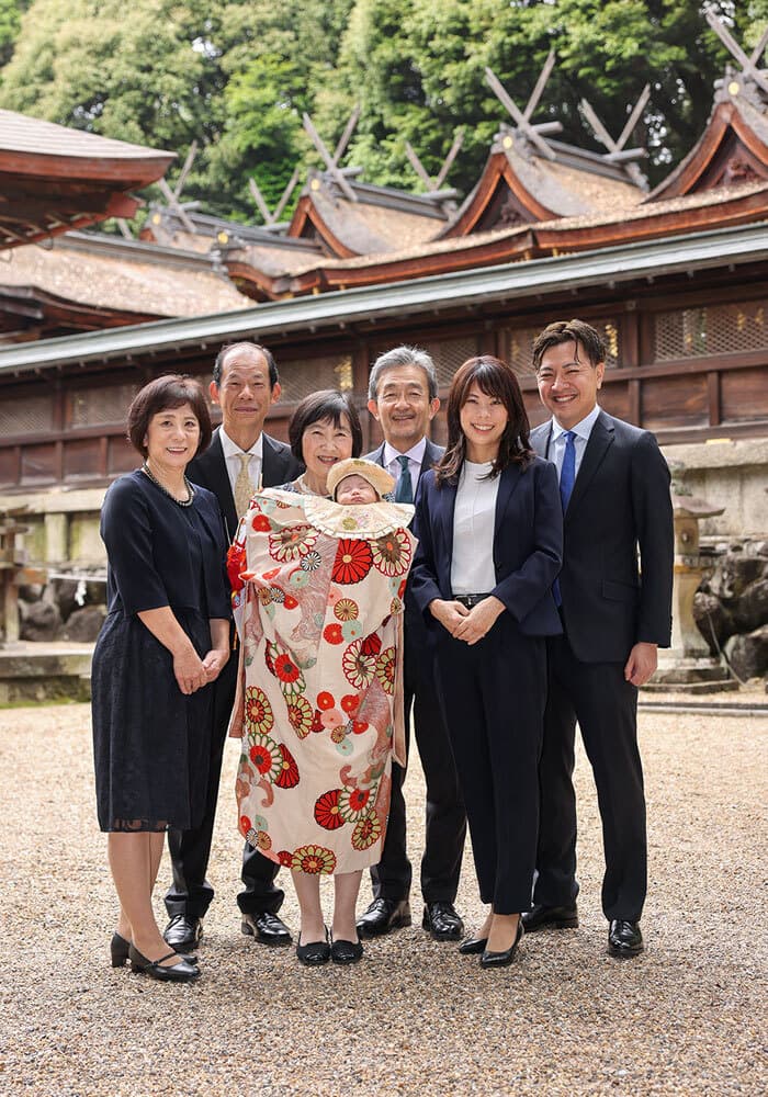 往馬大社でお宮参り出張撮影