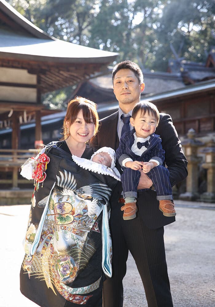 往馬大社でお宮参り出張撮影