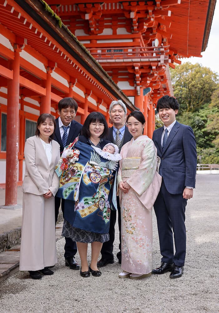 下鴨神社でお宮参り出張撮影