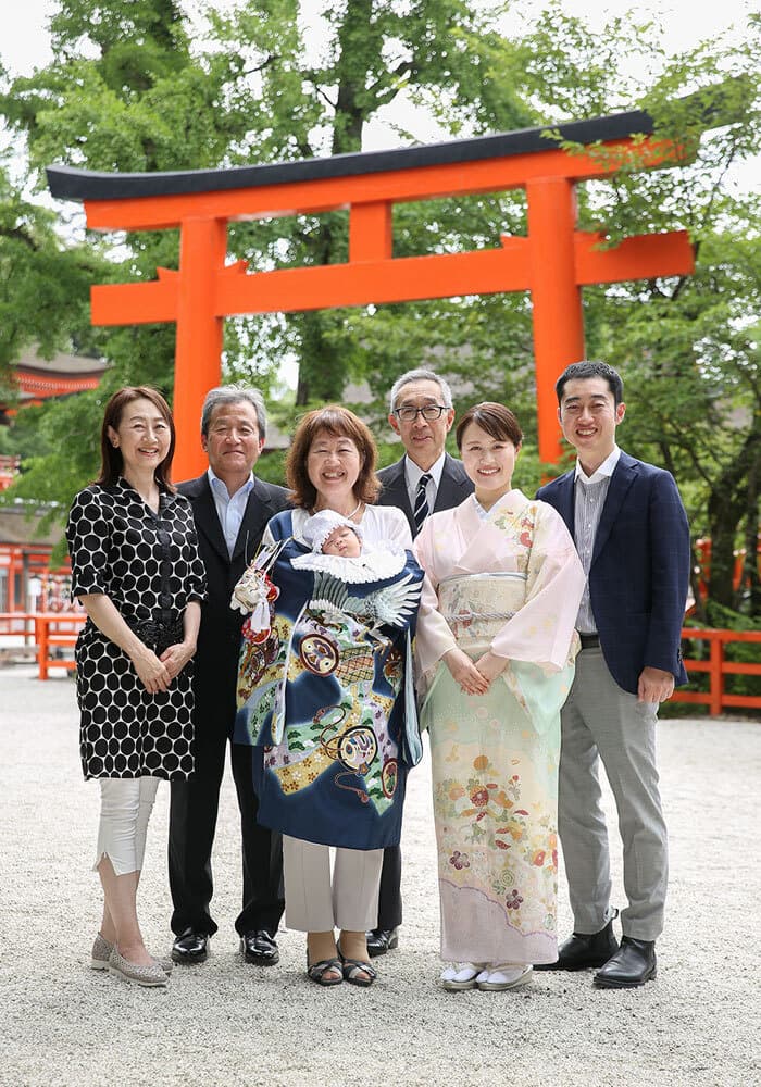 下鴨神社でお宮参り出張撮影
